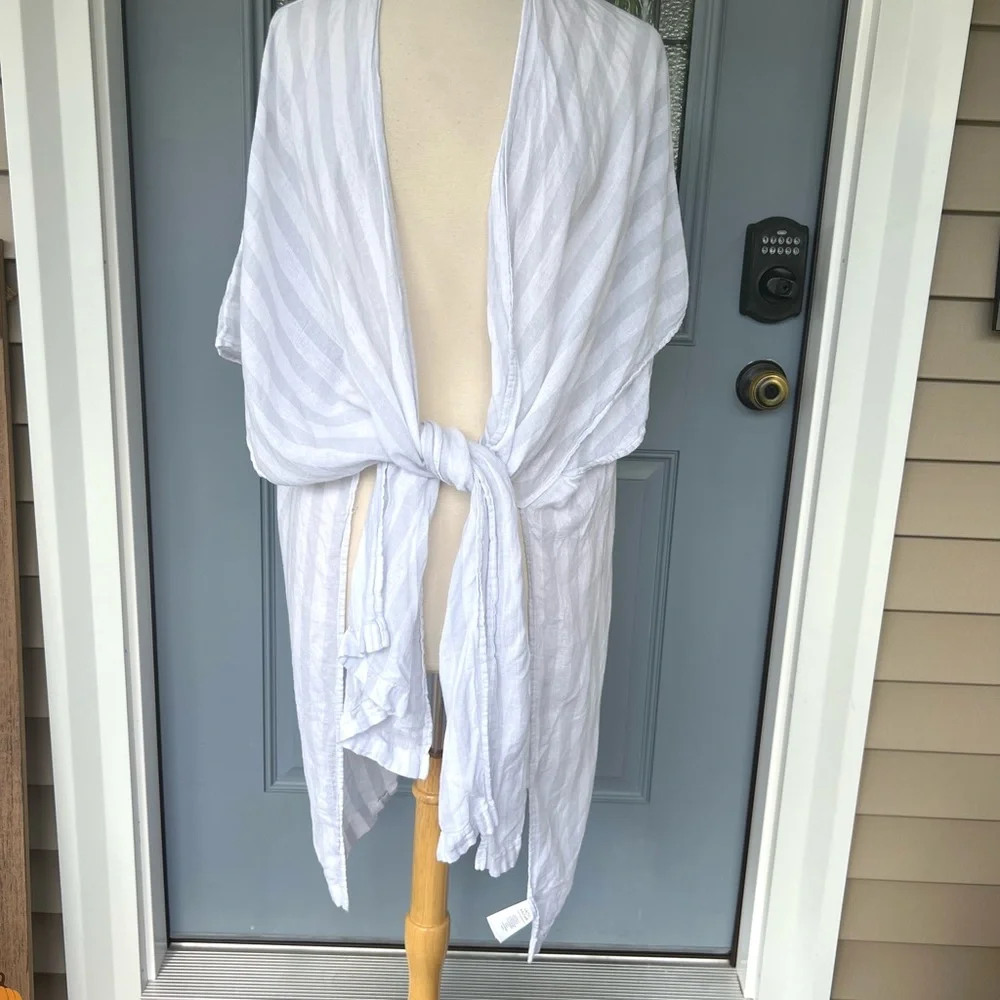 Cynthia Rowley Striped Kimono Cover-up